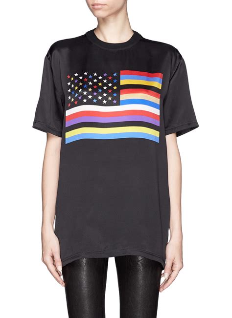 givenchy usa flag t shirt|Givenchy American Flag.